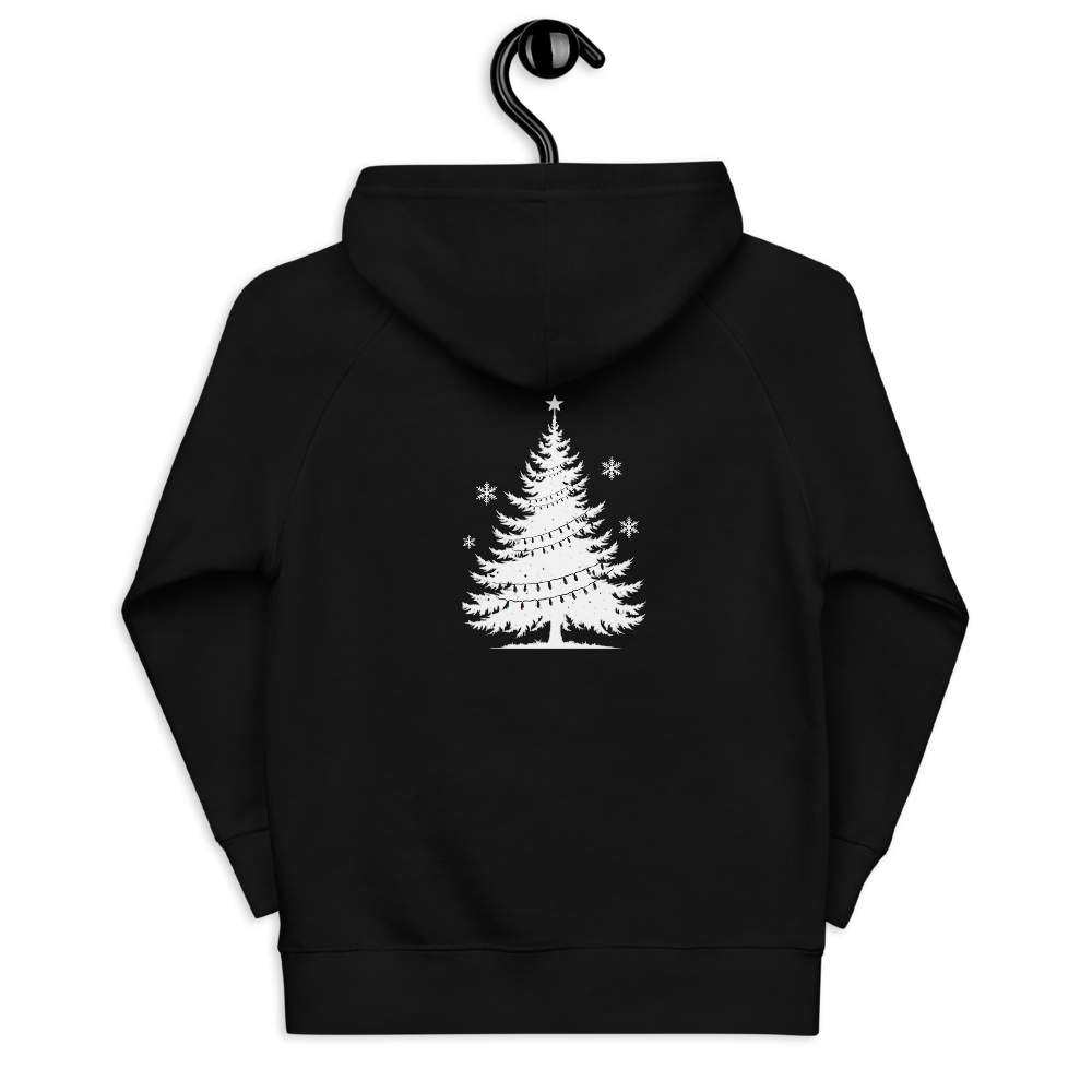 Kids eco Christmas hoodie: We Live Under The Same Sky